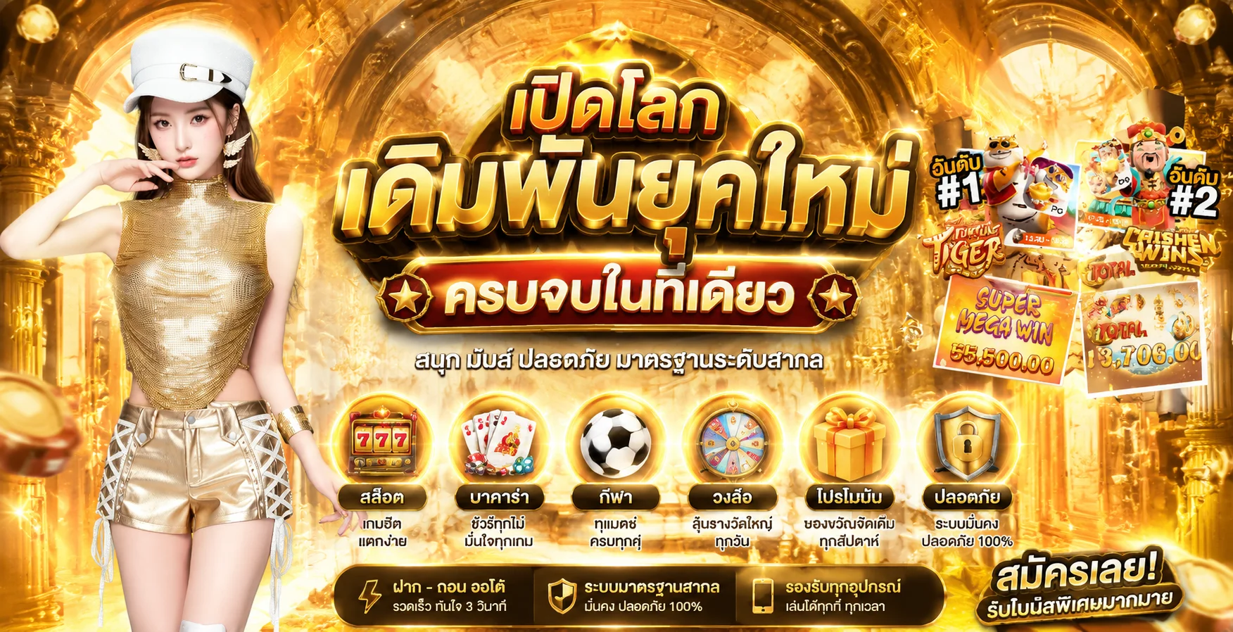 SLOTXO Auto | สล็อต XO เว็บตรง ฝากถอนออโต้ โบนัส 50%